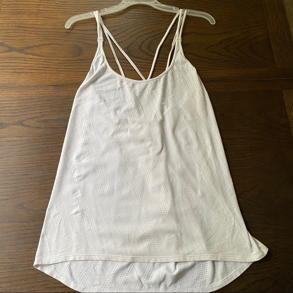 White sports tank